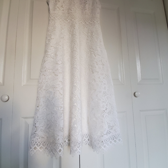 NEW Ted Baker London Questy Sleeveless Lace Dress - Picture 6 of 16